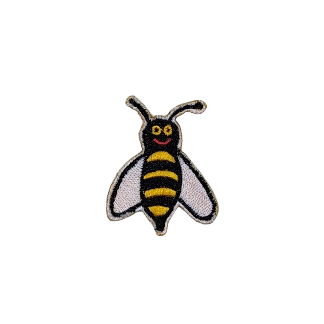 Happy Bee Stiky Patch